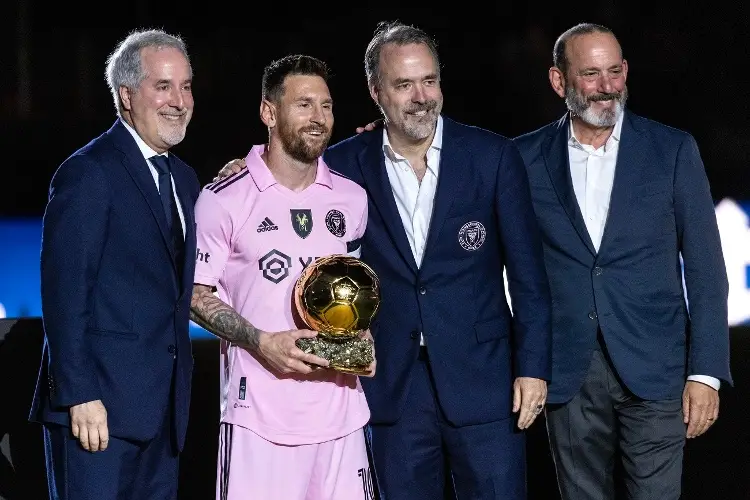 Inter Miami rinde homenaje a Messi por su octavo Balón de Oro (VIDEO)