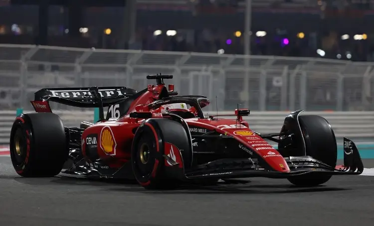 Leclerc lidera libres en Abu Dhabi