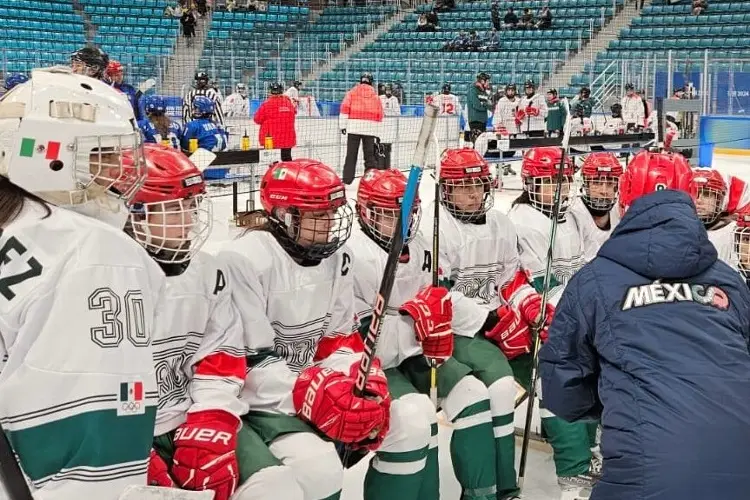 Selección Mexicana de Hockey sobre hielo se va satisfecha de los Juegos Olímpicos