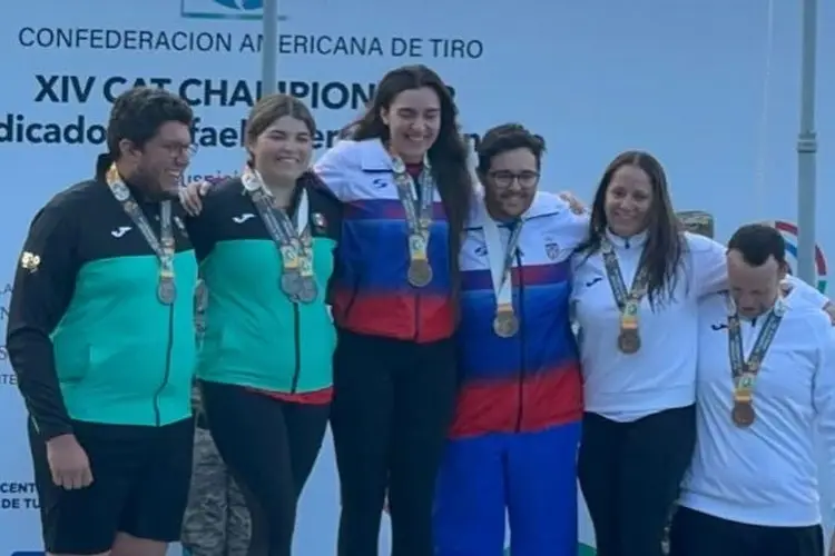 México se baña en plata y bronce durante Campeonato de Tiro deportivo