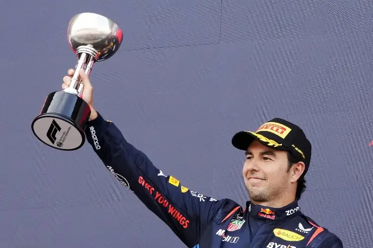 Las palabras de ‘Checo’ Pérez tras conseguir el segundo lugar en el GP de Japón
