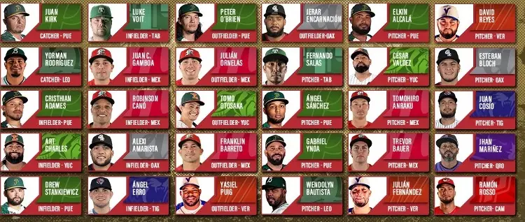 Este es el Roster de la Zona Sur para el Juego de Estrellas en Veracruz