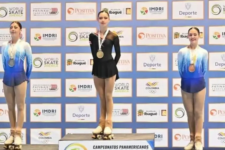 Mexicana Valentina Lomas gana medalla de Oro en Patinaje Artístico 