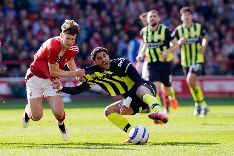 Manchester City tropieza ante el sorprendente Nottingham Forest 