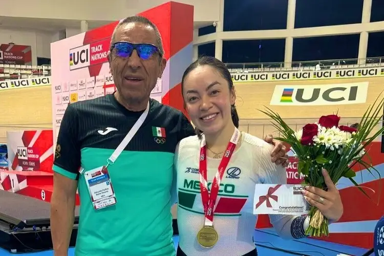 Mexicana Yareli Acevedo gana medalla de oro en Copa de Ciclismo de Pista 