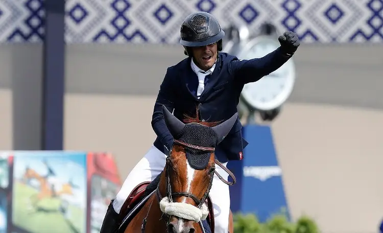 Emanuele Camilli se impone en el Global Champions Tour México