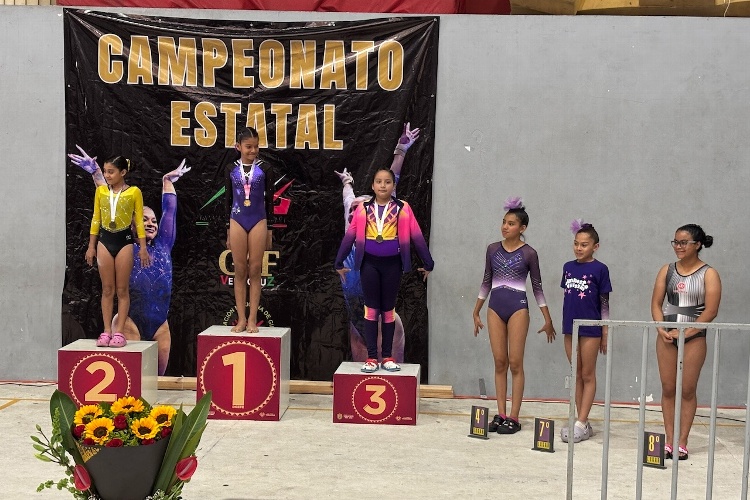 Brilla Galia Morales Aguirre con Fuerza G en el Estatal de Gimnasia Artística 2025
