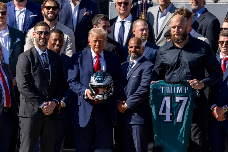 NFL: Philadelphia Eagles visita a Donald Trump en la Casa Blanca 