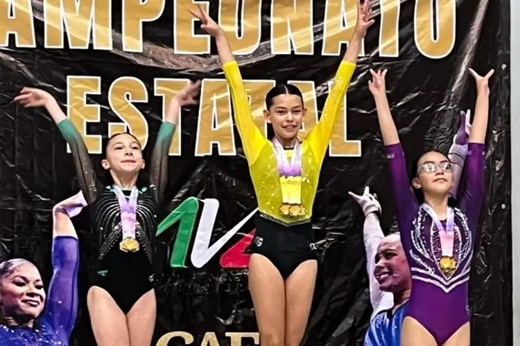 Veracruzanas destacan en estatal de Gimnasia Artística