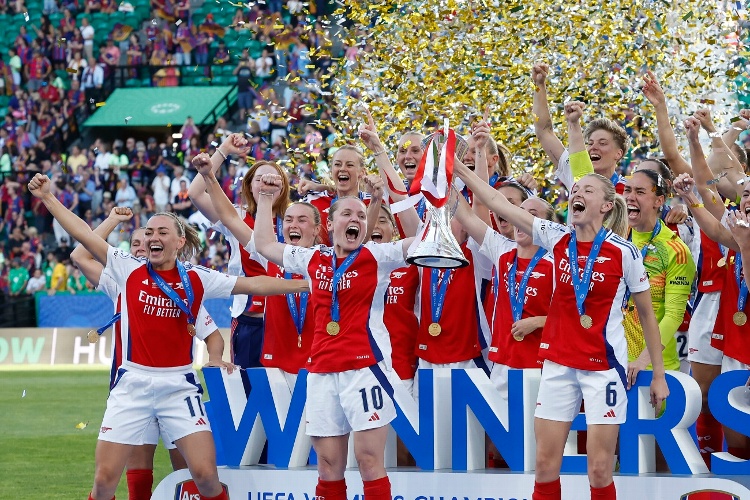 ¡Aquí sí! Arsenal es campeón de la Champions League Femenina, le ganó a Barcelona 