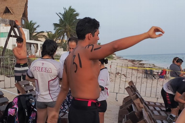 ¡Oro para Veracruz en natación aguas abiertas de Olimpiada Nacional!