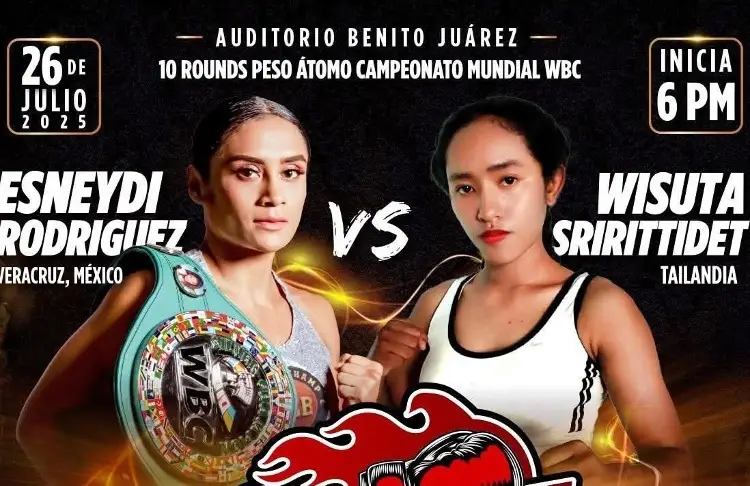 Esneydi Rodríguez encabeza la función de boxeo 'Veracruz, tierra de campeones'