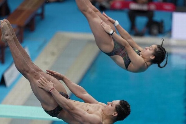 ¡México se queda cerca del Bronce en trampolín mixto!
