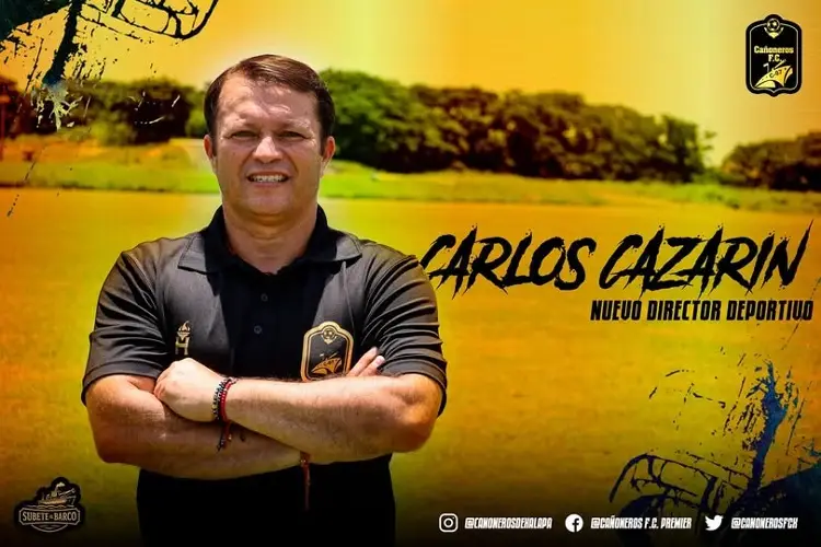 Veracruzano Carlos Cazarín, nuevo Director Deportivo de los Cañoneros