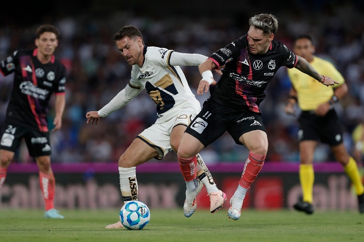 Aaron Ramsey por fin debuta con Pumas pero no pueden vencer al Puebla 