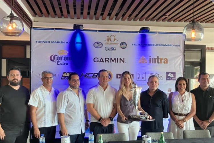 Presentan la décima edición del Torneo Marlin Azul 2025 de Masters del Golfo