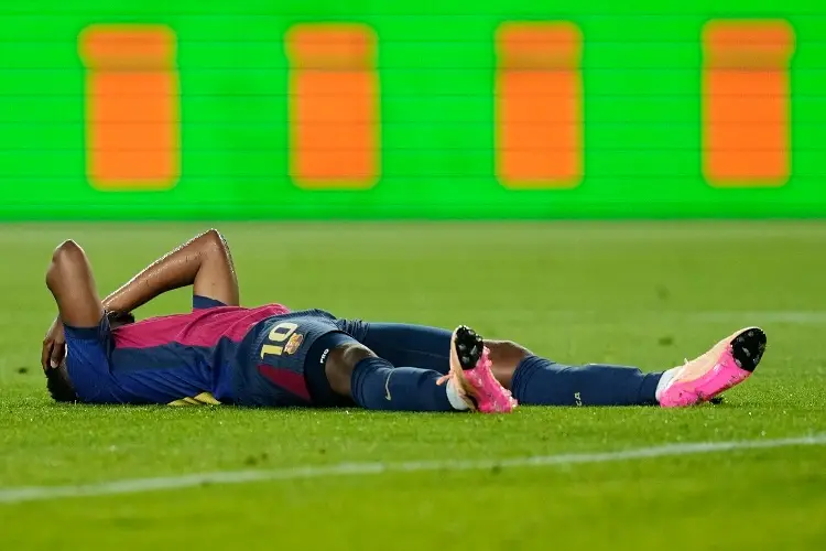 Durísima baja para Barcelona previo al Clásico vs Real Madrid 