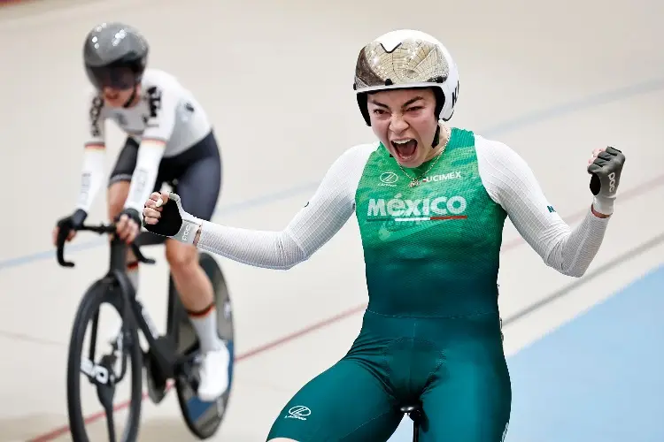 Mexicana Yareli Acevedo se corona campeona mundial en ciclismo de pista