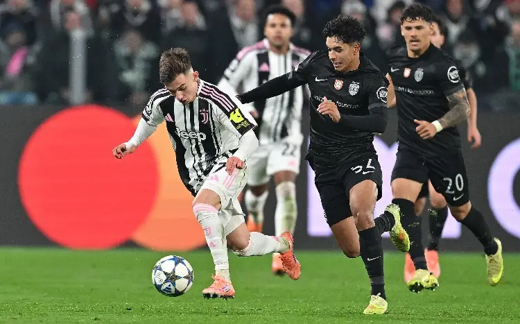 Juventus rescata el empate ante el Sporting en la Champions League