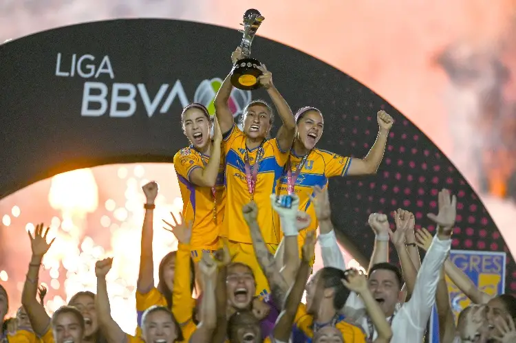 Tigres vence al América y son campeonas de la Liga MX Femenil