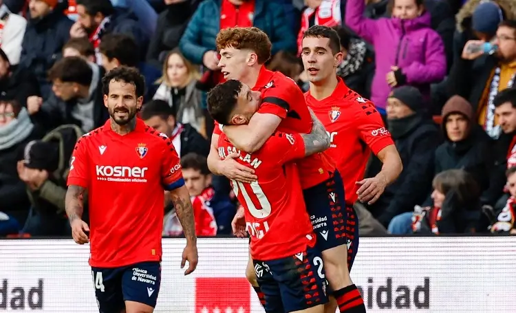Osasuna se mete a Vallecas y se impone al Rayo en La Liga 