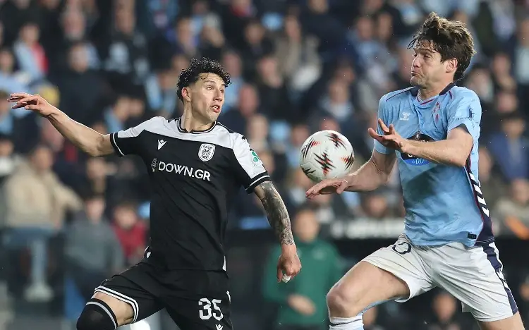 Jorge Sánchez y el PAOK dicen adiós a la Europa League tras caer vs Celta de Vigo 