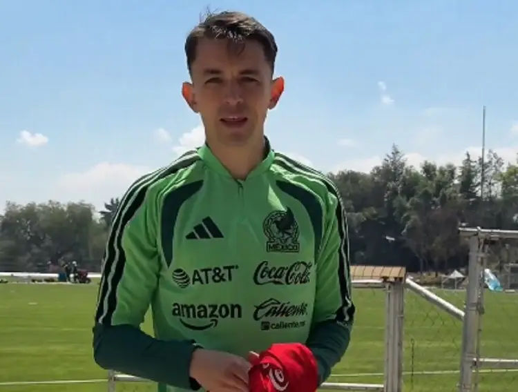 ¡El Maguito está listo! Álvaro Fidalgo ya entrena con la Selección Mexicana (VIDEO)