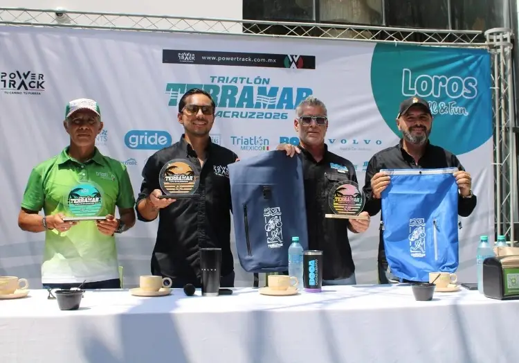 Presentan segunda edición del Triatlón Terramar en Boca del Río