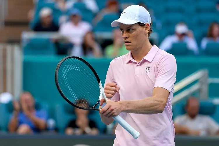 Tenis: Jannik Sinner se instala en Cuartos de Final del Miami Open 