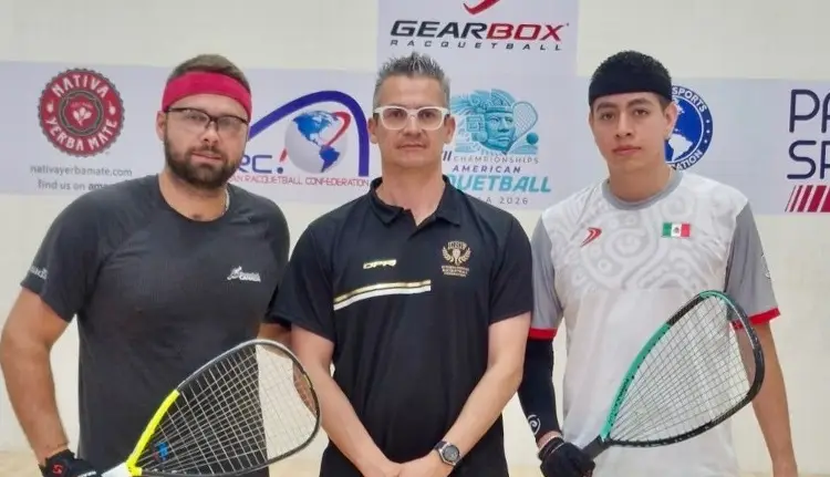 Mexicano Eduardo Portillo se pone a un paso del título en Panamericano de Raquetbol 