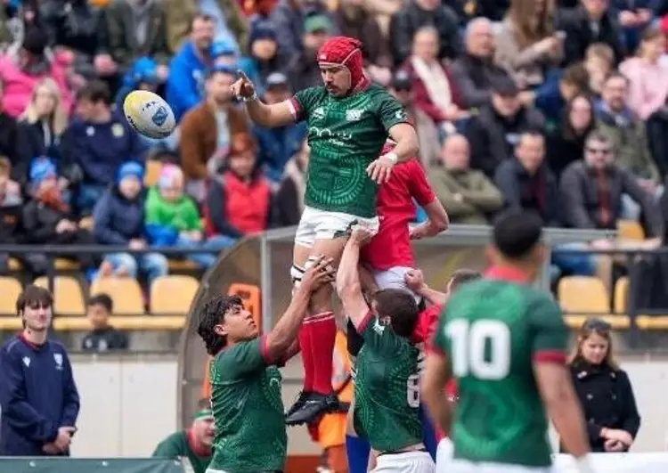 Veracruzano Bryan Aguirre destaca en Europa con la selección mexicana de rugby