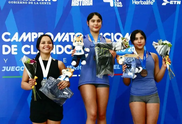 Mia y Suri Cueva se proclaman campeonas en el Nacional de Clavados 