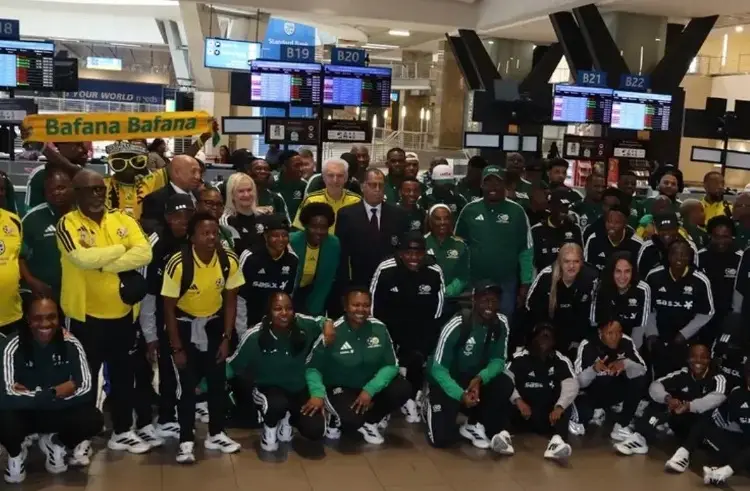 Sudáfrica llega a México previo al juego inaugural del Mundial 2026 