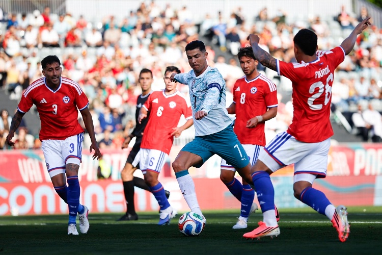 En un tenso partido, Portugal se impone a Chile rumbo al Mundial 2026