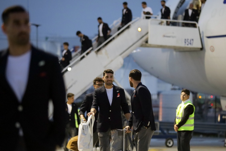 Selección de Irán llega a México bajo un fuerte operativo de seguridad