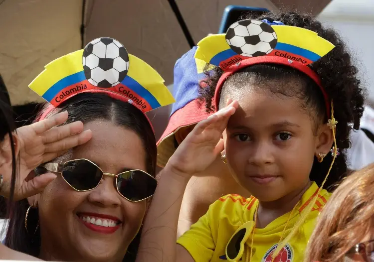 Fiesta colombiana en Guadalajara, la Selección Colombia llegó a México 