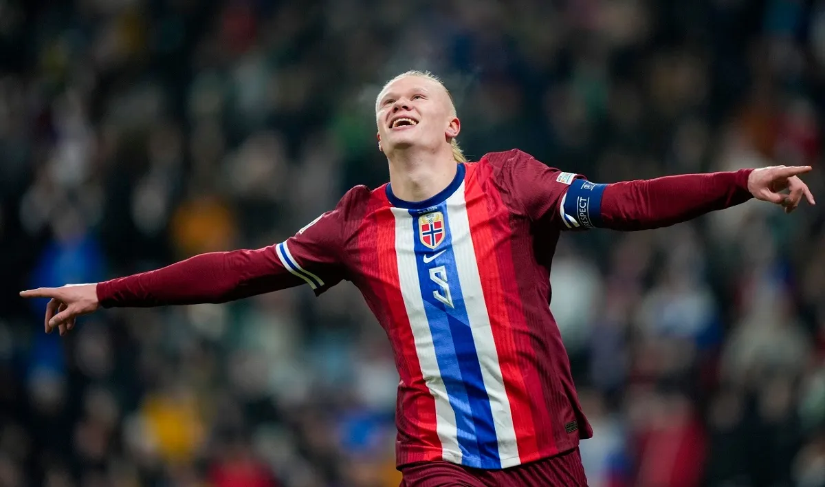 Haaland se luce con doblete y Noruega inicia con triunfo en la Nations League