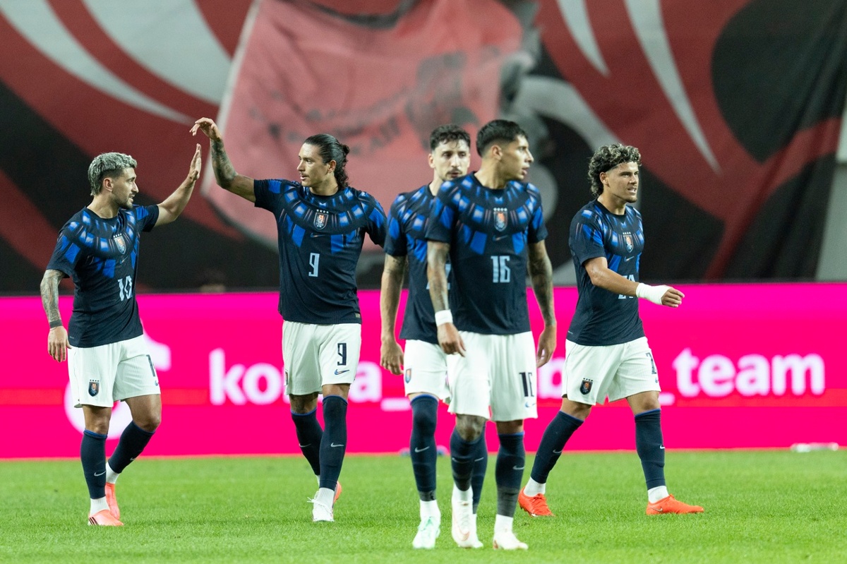Uruguay pasa por encima de Corea del Sur en amistoso internacional
