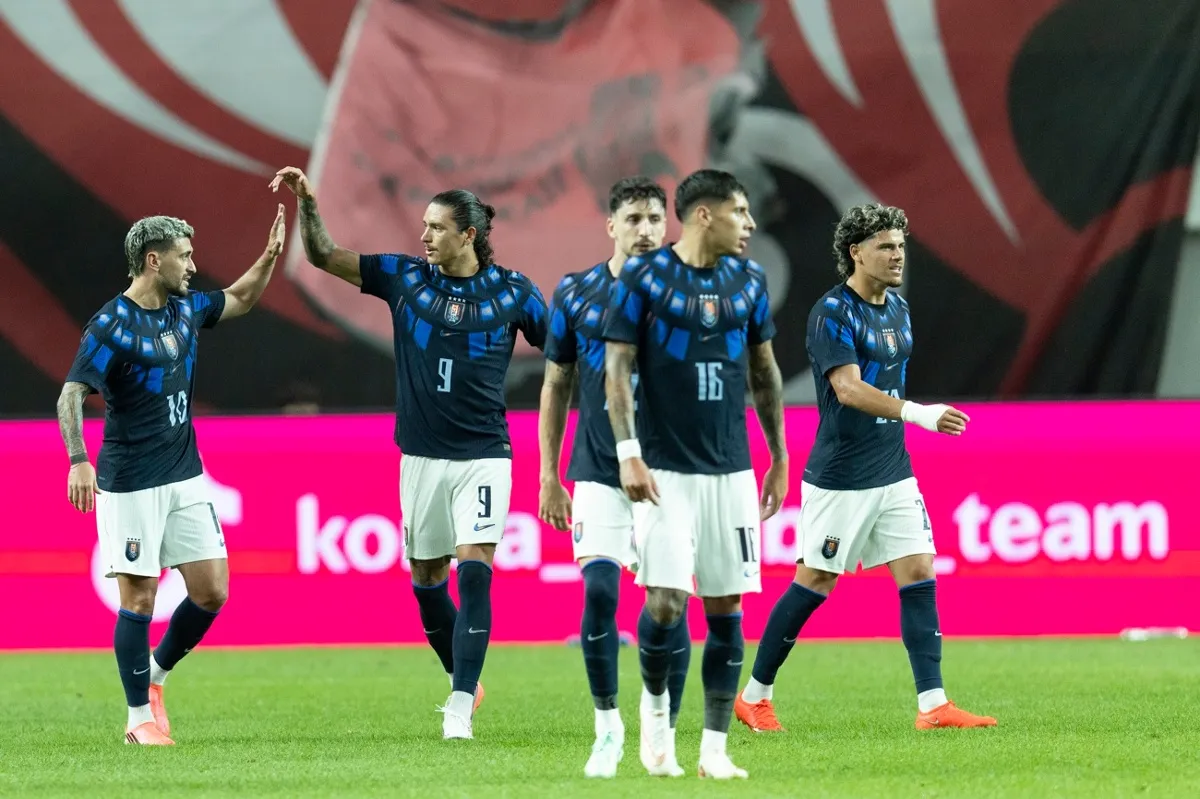 Uruguay pasa por encima de Corea del Sur en amistoso internacional