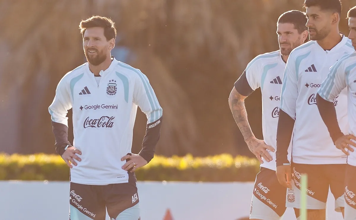 Así se vivió el último entrenamiento de Messi con la Selección de Argentina 