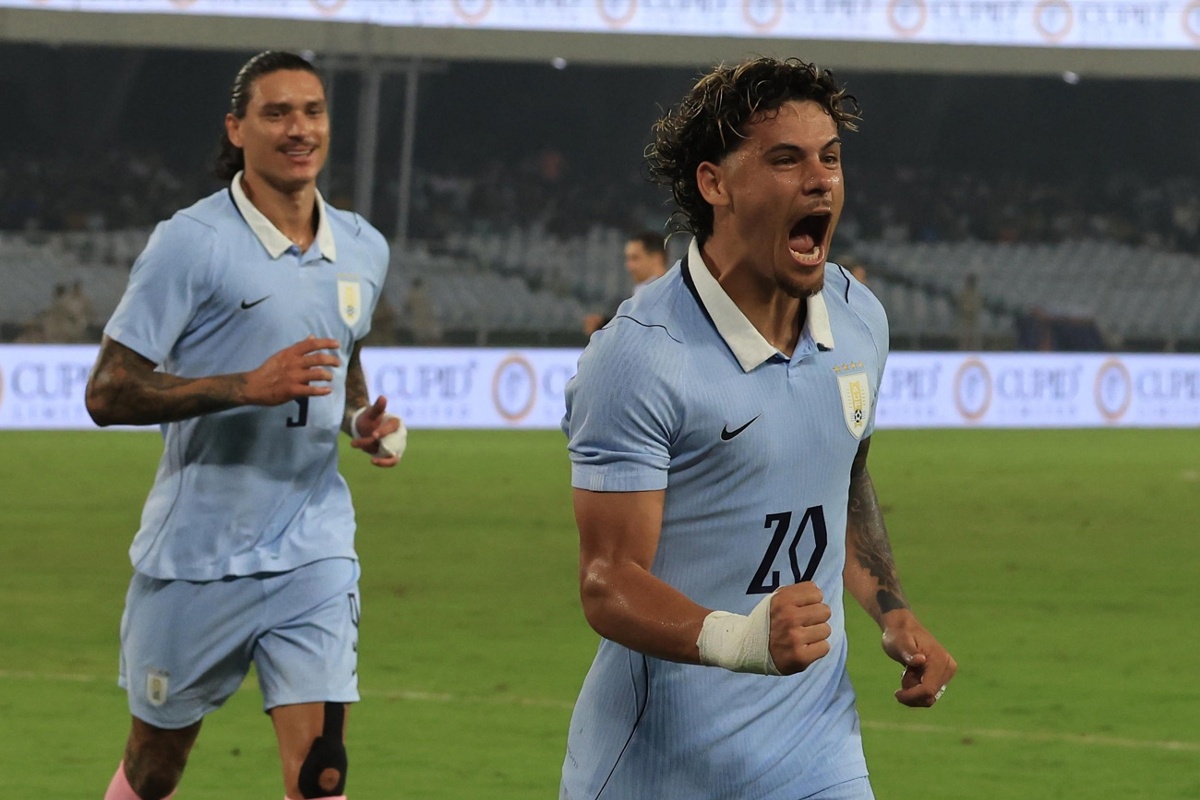 Uruguay pasa por encima de la India en amistoso internacional