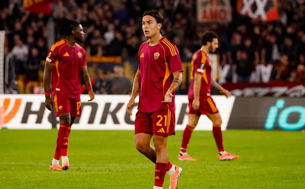 ¡Problemas para la Roma! Dybala continuará lejos de las canchas 