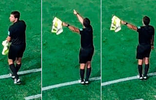 Suspenden 4 meses a árbitros que cambiaron banderines por chalecos