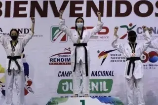 Sobresalen taekwondoines veracruzanos en Selectivo Nacional 2022