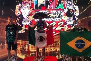 México gana doble oro en Grand Slam de Boxeo Tailandés