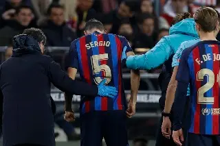 Barcelona confirma lesión de Sergio Busquets 