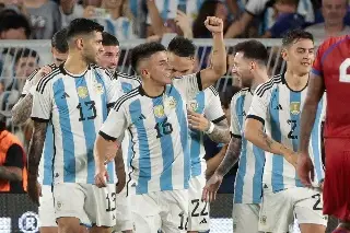 Argentina vence a Panamá en medio de la fiesta