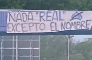 Con mantas amenazan a jugadores del Real Madrid (FOTOS)