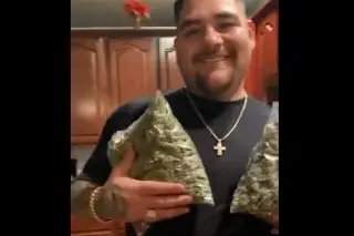 Cachan a Andy Ruiz con dos bolsitas de marihuana (VIDEO)