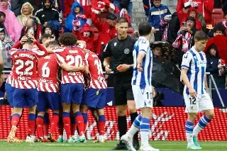 Atlético de Madrid vence a la Real Sociedad y ambos se meten a la Champions